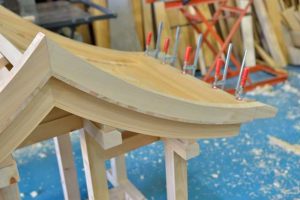 銅板下地の立ち上がり