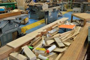 雲板付棚板の製作