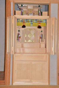 組込式御霊舎の設置