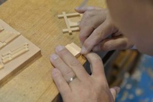 小さなお宮の御扉製作