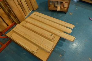 5尺型御霊舎の組立