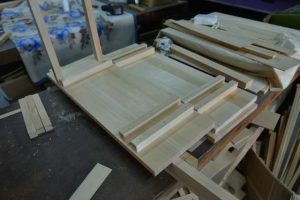 組立式3段案立礼用の製作