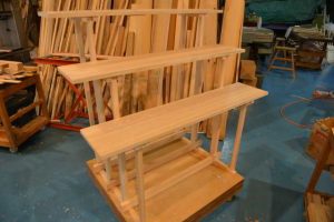 組立式3段案４尺立礼用の仕上げ